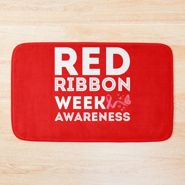 Item preview, I Wear Red for Red Ribbon Week  Peace Love  designed and sold by Norstyle.