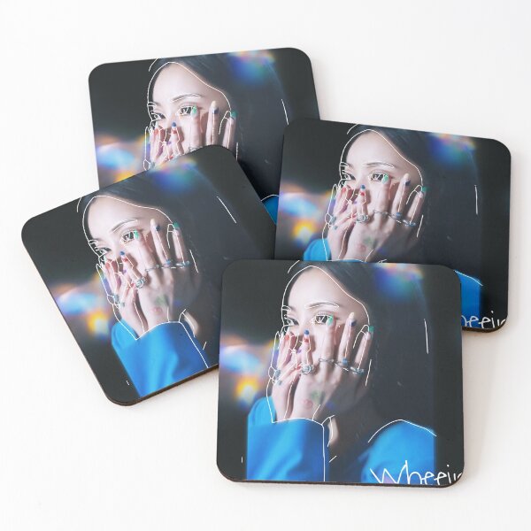 Item preview, Wheein Watercolor Line-art  Album Cover designed and sold by psychedelicflow.
