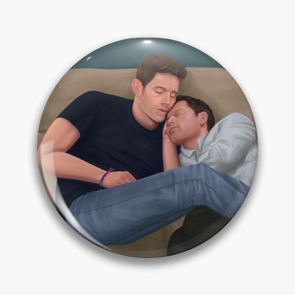 Item preview, Dean y Cas durmiendo designed and sold by Sammy Pompeius.