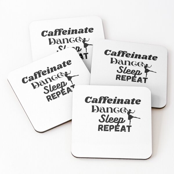 Item preview, Caffeinate Dance Sleep Repeat. designed and sold by FauxAesthetic.