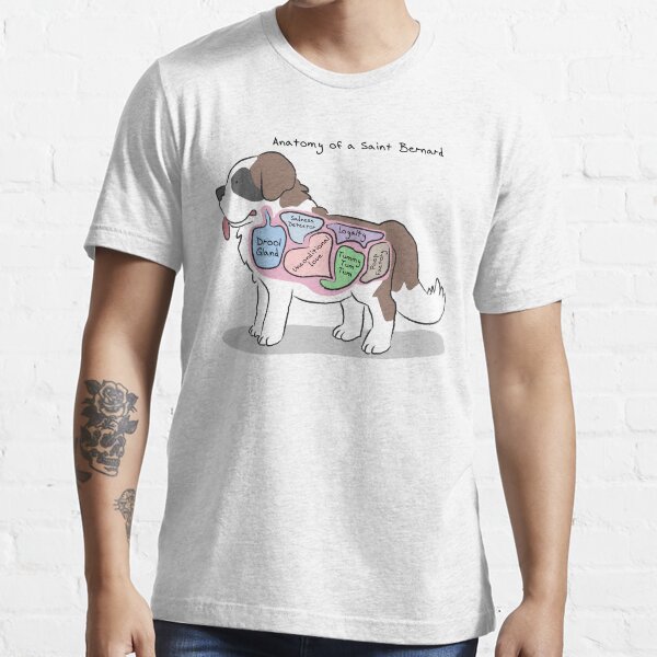 Anatomy of a Saint Bernard Essential T-Shirt