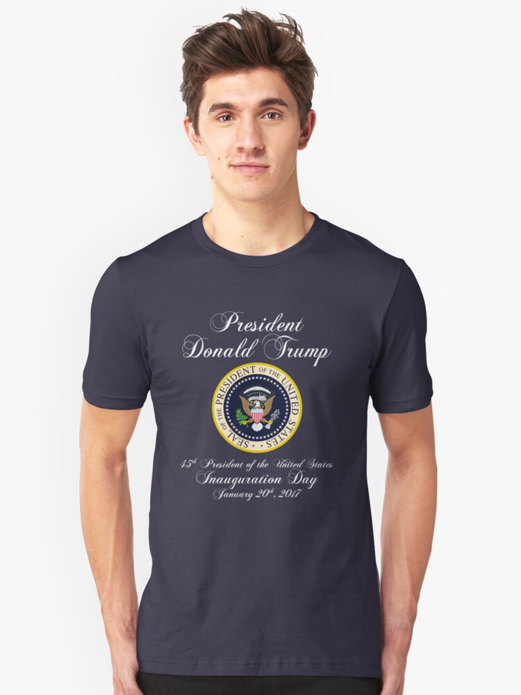 Alternate view of President Donald J. Trump Inauguration Day 2017 Slim Fit T-Shirt