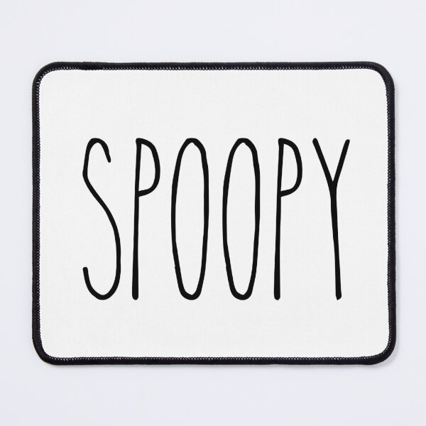 Item preview, Spoopy in Black on White designed and sold by SunnyKiwiCo.