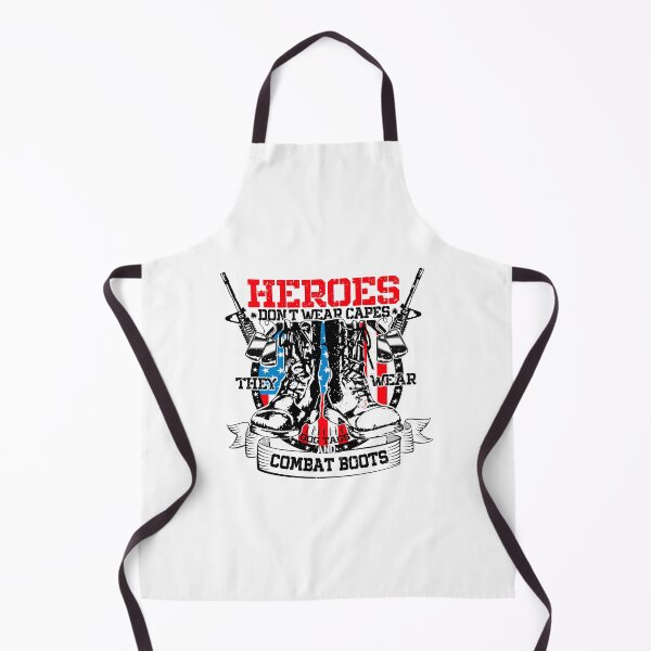 Item preview, Heroes Don't Wear Capes They Wear Dog Tags & Combat Boots designed and sold by ZETTIF ⭐⭐⭐⭐⭐.