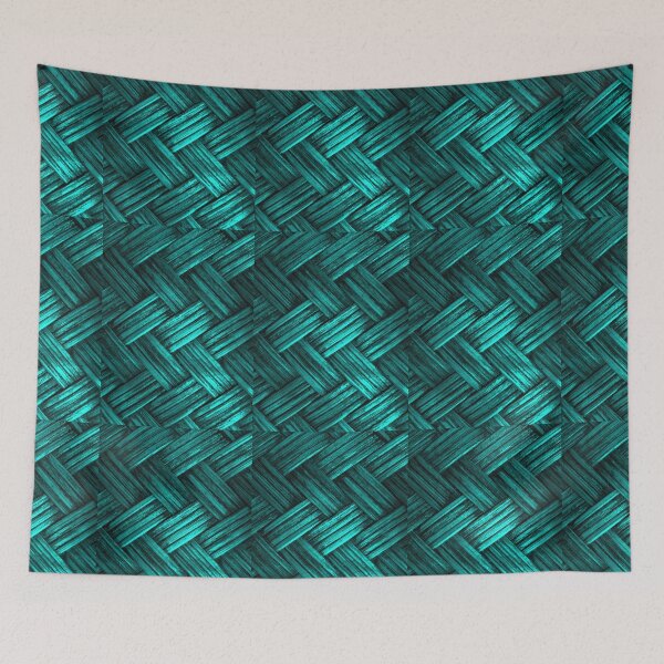 Item preview, Basket Weave Design - Dark Turquoise designed and sold by RandP Walriven.
