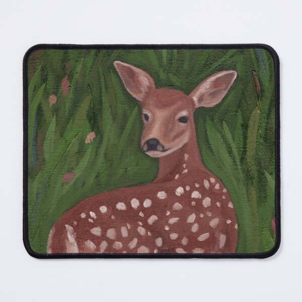 Item preview, Blonde Nymph Dancing with Fawn in Forest (Nude Figure) designed and sold by ipoxstudios.