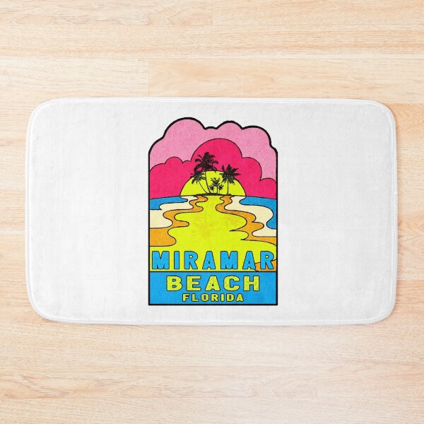 Item preview, Miramar Beach Florida Groovy Sunset 70's Hippie Hippy Vintage FL designed and sold by DESTINATIONS DECAL DOS.