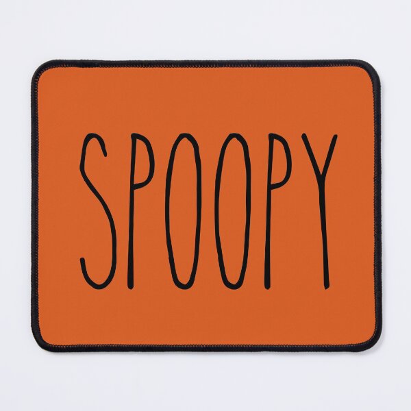 Item preview, Spoopy in Black on Autumn Orange designed and sold by SunnyKiwiCo.