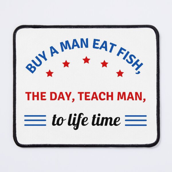 Item preview, Buy A Man Eat Fish funny Biden Quote designed and sold by appareltolove.
