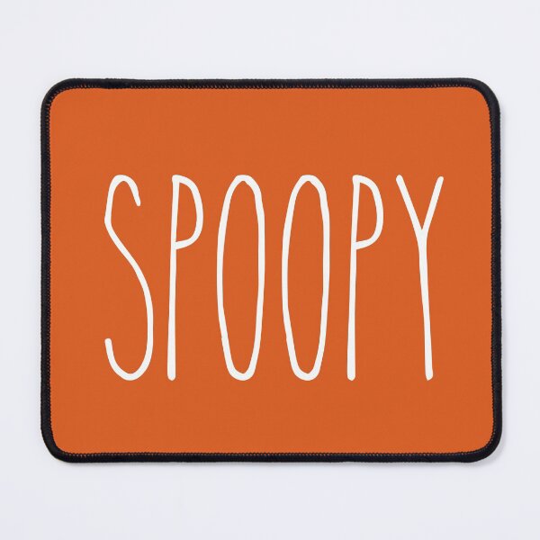 Item preview, Spoopy in White on Autumn Orange designed and sold by SunnyKiwiCo.