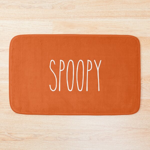 Item preview, Spoopy in White on Autumn Orange designed and sold by SunnyKiwiCo.