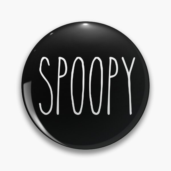 Item preview, Spoopy in White on Black designed and sold by SunnyKiwiCo.