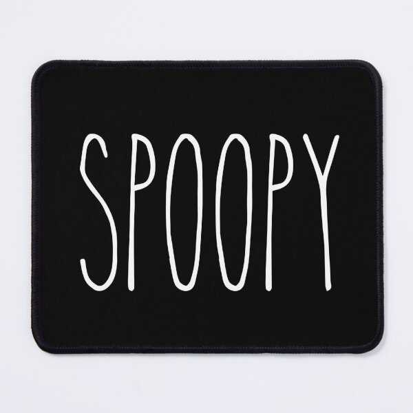 Item preview, Spoopy in White on Black designed and sold by SunnyKiwiCo.