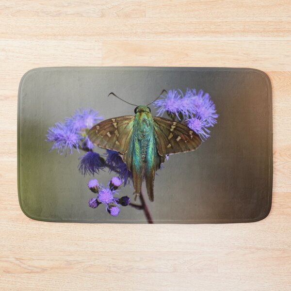 Item preview, Long tailed skipper on blue mistflower designed and sold by JanineEK.