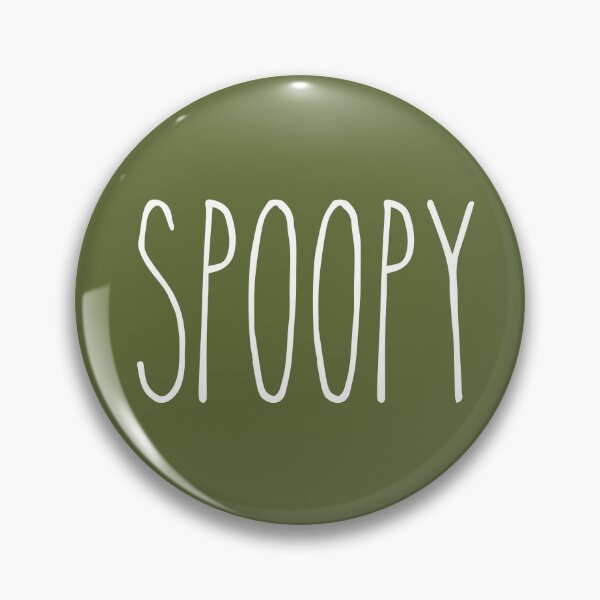 Item preview, Spoopy in White on Autumn Green designed and sold by SunnyKiwiCo.