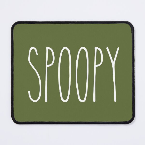 Item preview, Spoopy in White on Autumn Green designed and sold by SunnyKiwiCo.