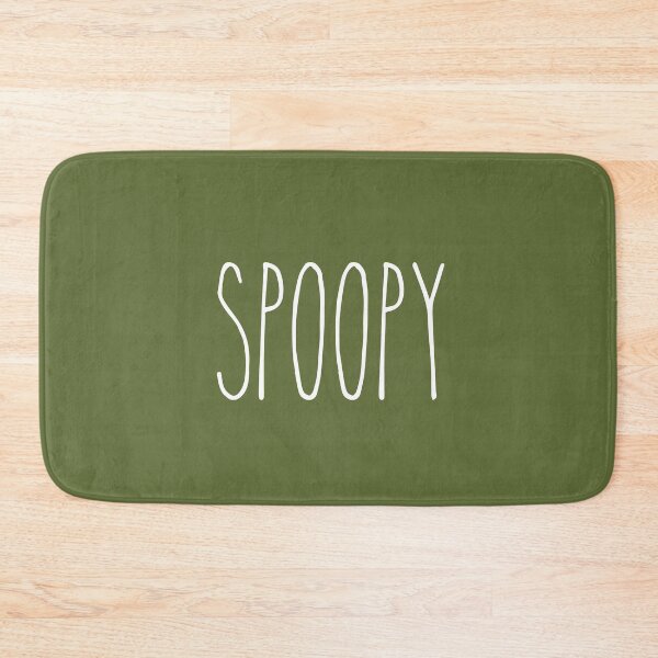 Item preview, Spoopy in White on Autumn Green designed and sold by SunnyKiwiCo.