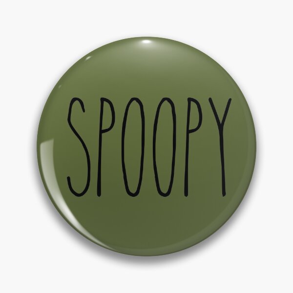 Item preview, Spoopy in Black on Autumn Green designed and sold by SunnyKiwiCo.