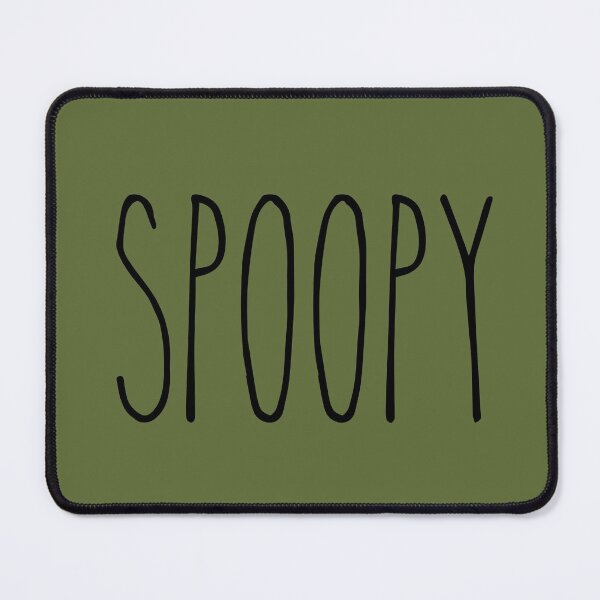 Item preview, Spoopy in Black on Autumn Green designed and sold by SunnyKiwiCo.