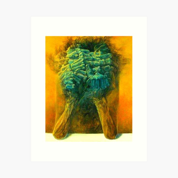 Zdzisław Beksiński Art Print