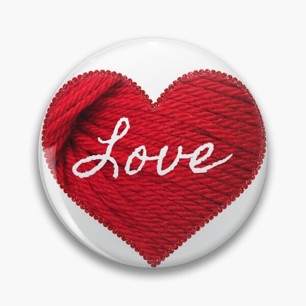 Item preview, Knitted Loveheart designed and sold by AshStylz.