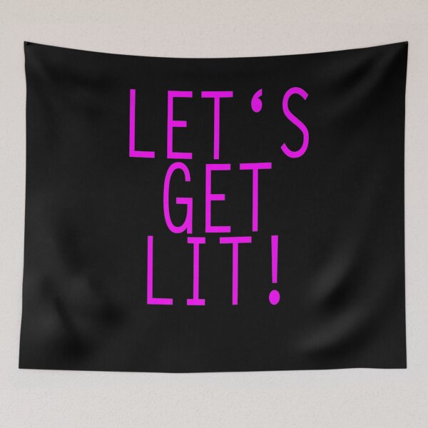 Item preview, Birthday Gifts Lets Get Lit Funny Christmas Drinking Awesome For Movie Fan designed and sold by Lenniehuels.