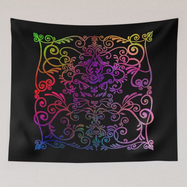 Item preview, Diseño de gato Swirly de lata de té designed and sold by FlutterKatArts.