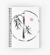 PASSAGE - Original sumi-e enso ink brush art Spiral Notebook