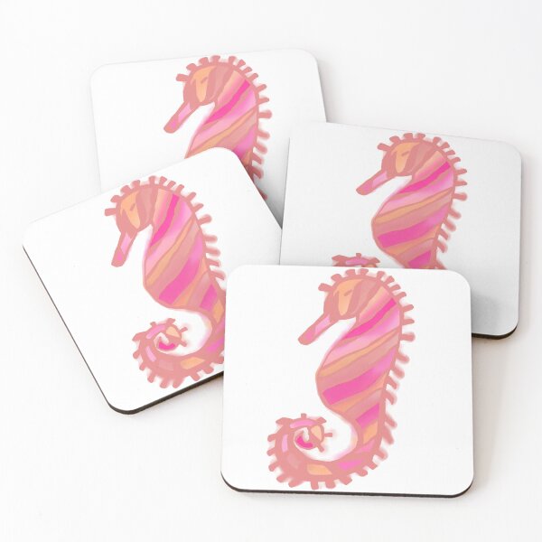 Item preview, Colorful Seahorse | Pinkish Fairytale Seahorse designed and sold by fairytalearrrt.