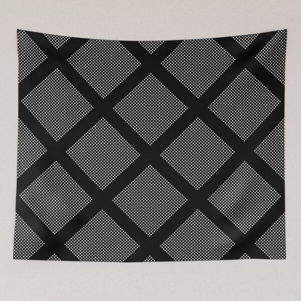 Item preview, Criss Cross Angled Dash Line Pattern in Black on White designed and sold by Neil Feigeles.