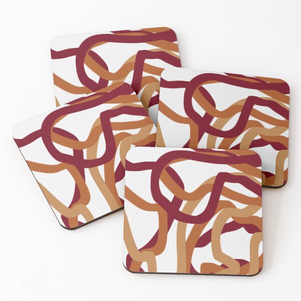 Item preview, Rope Abstract Swirl Brushstroke Line Art Painting Pattern designed and sold by hopecope.