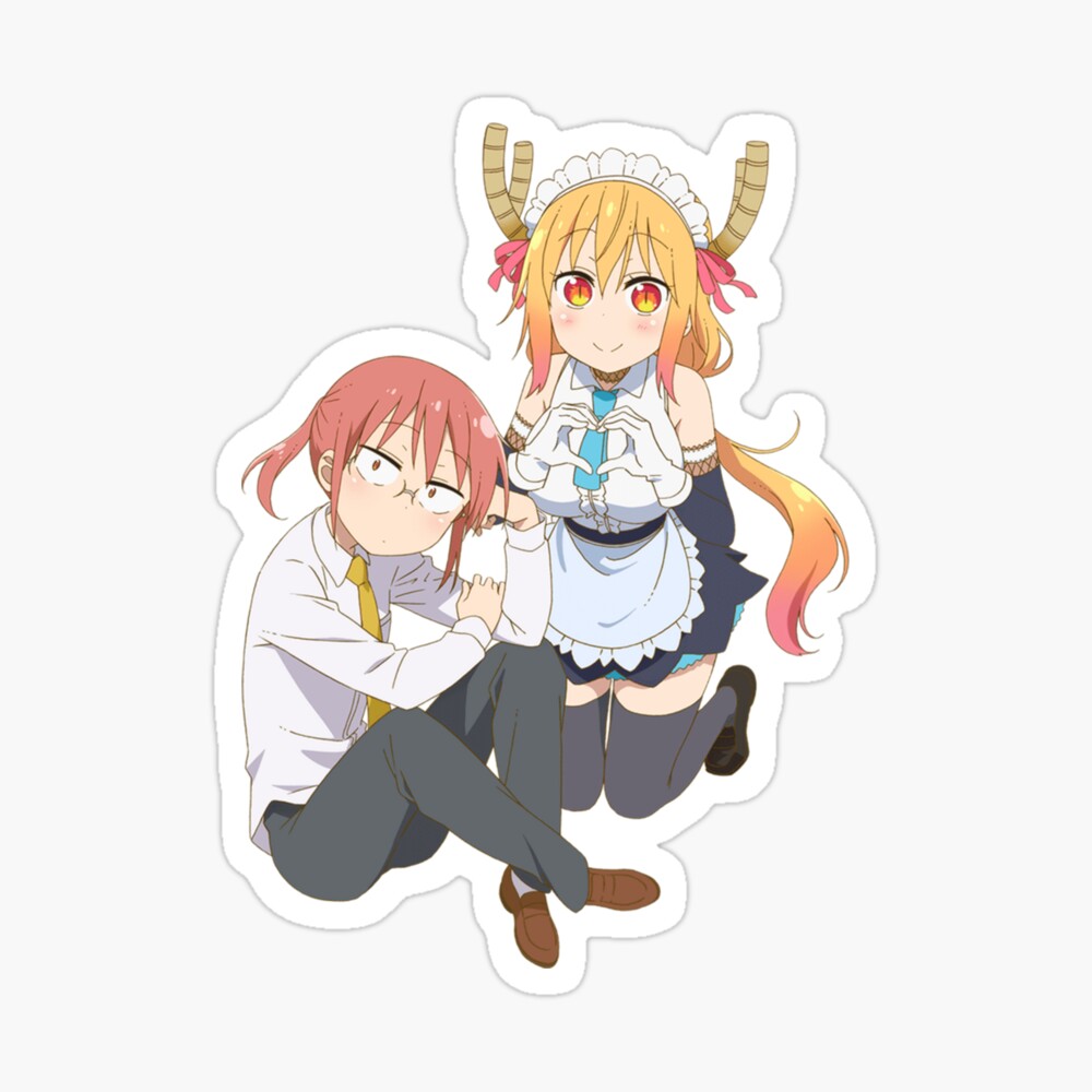 Tohru X Kobayashi Heart Dragon Maid | Magnet