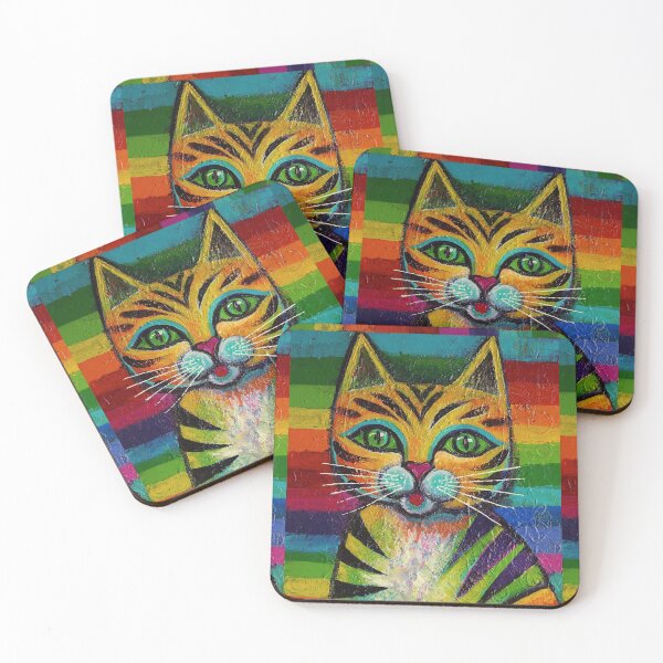 Item preview, Rainbow kitty  designed and sold by Karin Zeller.