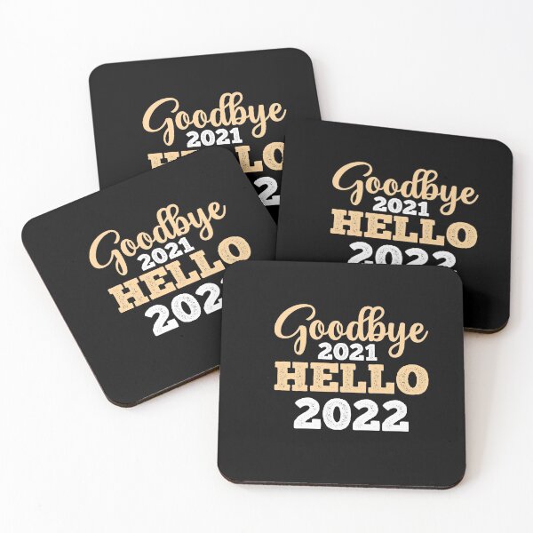 Item preview, GOODBYE 2021 HELLO 2022 designed and sold by RetroPlaceee.