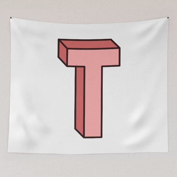 Item preview, Block Letter T designed and sold by RinozaRose.