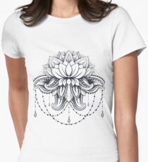 ornamental Lotus Women's Fitted T-Shirt