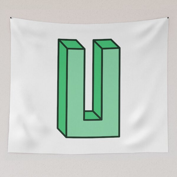 Item preview, Block Letter U designed and sold by RinozaRose.