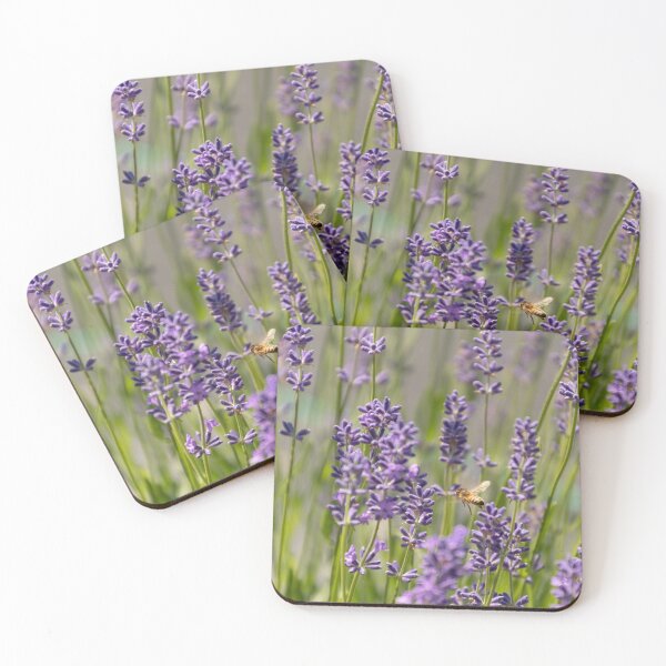 Item preview, Lavender Flowers With Honey Bee designed and sold by love-longisland.