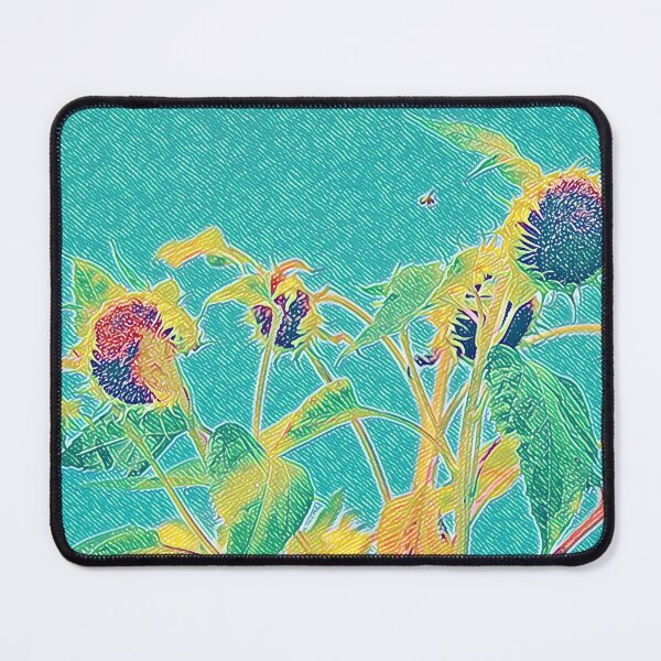 Item preview, Blue Green Sunflowers designed and sold by NearScapes.