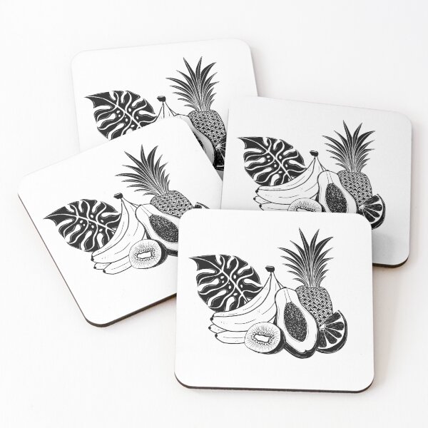 Item preview, Island Fruits White  designed and sold by Kotsos Illustrations.