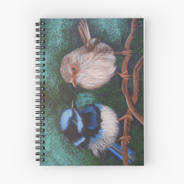 Item preview, Fairy Wren Pair #3 designed and sold by lukekellyart.