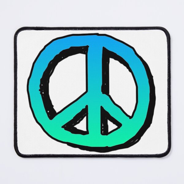 Item preview, Peace Sign blu/grn graduated designed and sold by CRHerrera.