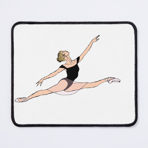 Item preview, Graceful Dancing Ballerina, Ballerina Art, Ballet Jete Jump designed and sold by Lasarii.