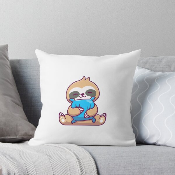 Item preview, Cute sloth hug a pillow designed and sold by zackwater.