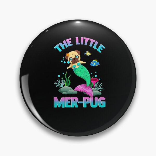 Item preview, Birthday Gifts Mermaid Pug Mer Pug Funny Quotes Humor Gift Idol Gifts Fot You designed and sold by Daronledner.