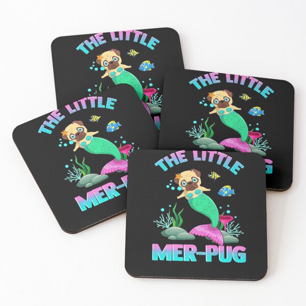 Item preview, Birthday Gifts Mermaid Pug Mer Pug Funny Quotes Humor Gift Idol Gifts Fot You designed and sold by Daronledner.