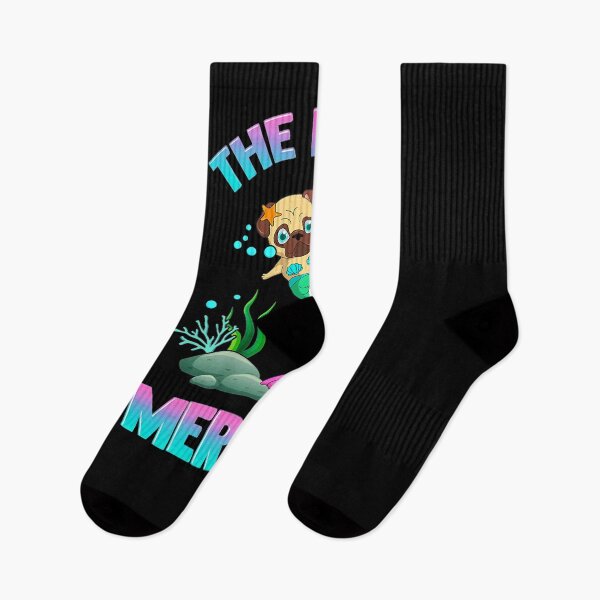 Item preview, Birthday Gifts Mermaid Pug Mer Pug Funny Quotes Humor Gift Idol Gifts Fot You designed and sold by Daronledner.