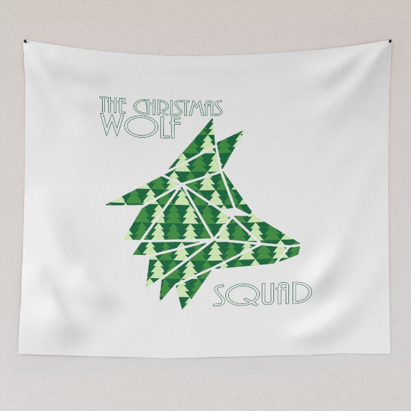 Item preview, THE CHRISTMAS WOLF SQUAD designed and sold by the Zarock Shop.