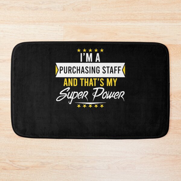 Item preview, I'm a Purchasing Staff and that's my superpower Xmas  designed and sold by eldarocamoramm.