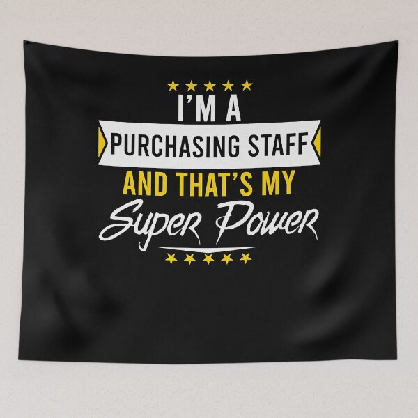 Item preview, I'm a Purchasing Staff and that's my superpower Xmas  designed and sold by eldarocamoramm.
